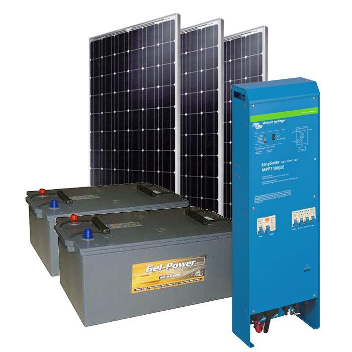Solar Inselanlagen Mit Wechselrichter Zur Autarken Stromversorgung Von