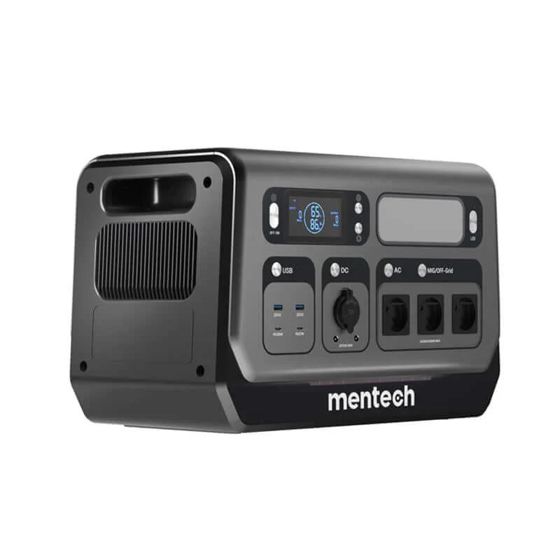 Mentech BP2200 Powerstation für Balkonkraftwerk mit 0% MwSt. gemäß § 12 Abs. 3 UStG 